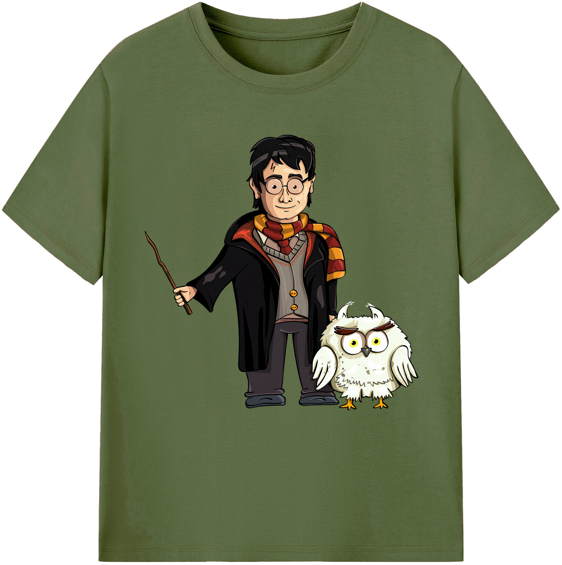 （画像用） Harry Potter ハリー・ポッターシリーズ 綿100％半袖Tシャツ（フロントプリント）